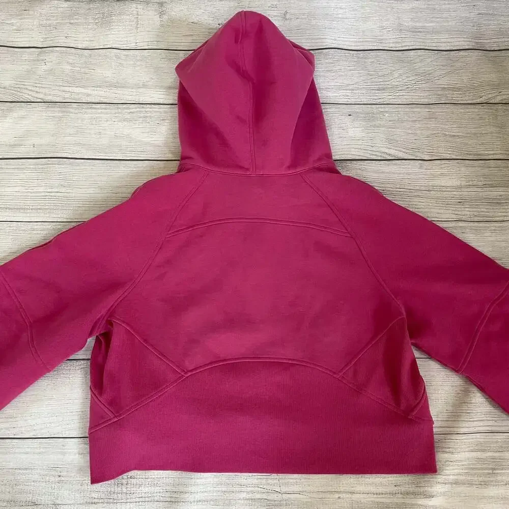 Lululemon Scuba Oversized Half-Zip Hoodie Pullover Pink Lychee M/L